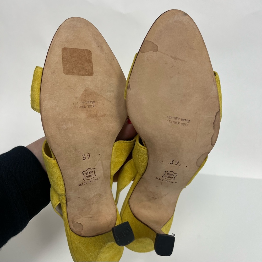 Manolo Blahnik Yellow Heels - Picture 9 of 11